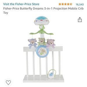 Fisher-Price Butterfly Bear Mobile
